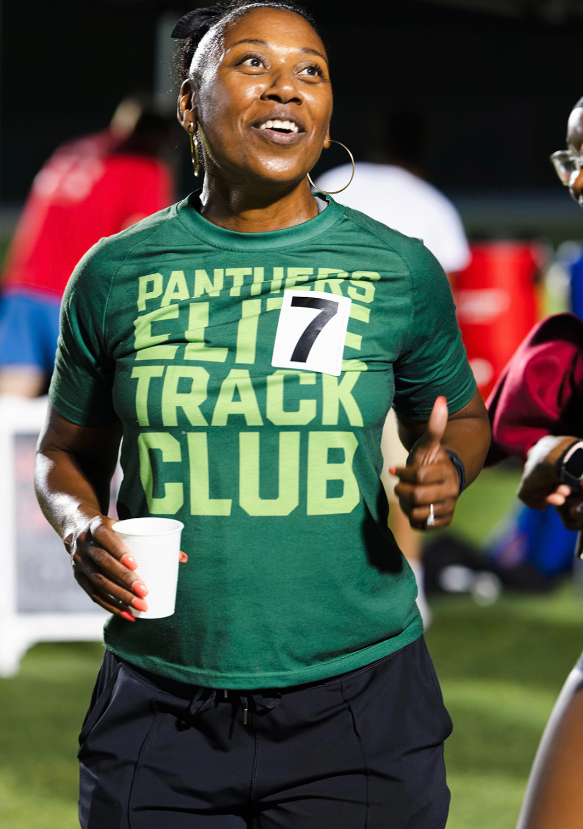 Panthers Elite Track & Field athlete at The Victory Lap 2026 event.